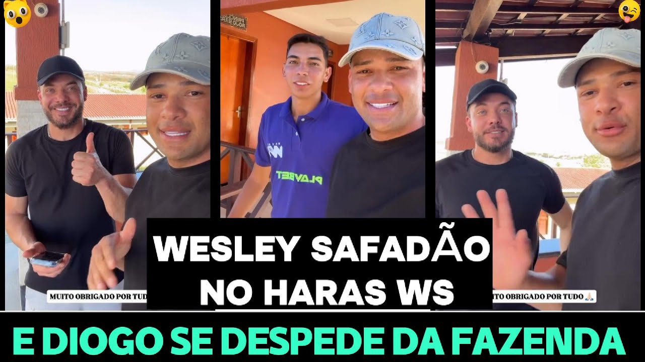 WESLEY SAFADÃO CHEGA NO HARAS WS E DIOGO SE DESPEDE DO HARAS WS