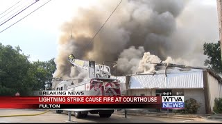 Lightning strike damages Itawamba Justice Court building