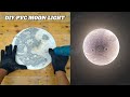 Making your own moon is easy using pvc  unique and aesthetic decorative lights