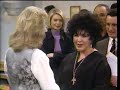 Elizabeth Taylor guest appearance on "Murphy Brown" 1996--Candice Bergen, Faith Ford, Grant Shaud