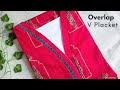 👍Very Easy V shape Neck design cutting and stitching || kurti front neck 