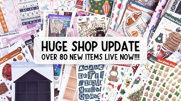 Enorme winkeluitverkoop! Meer dan 80 nieuwe planning- en journaling-artikelen zijn nu beschikbaar ✨