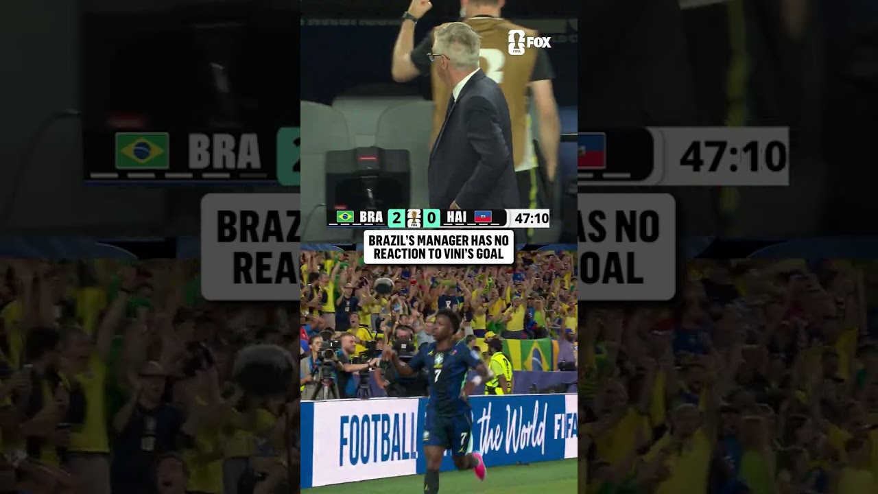 Carlo Ancelotti kept it cool after Vini Jr.'s goal
