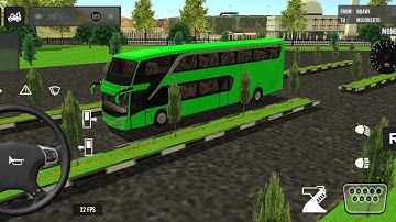 Part-189 🔥 euro coach bus simulator 🤩🌲 | dangerous hill route | Android gameplay #bus #game