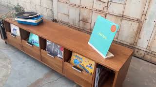 What a Custom Record Storage Cabinet Looks Like