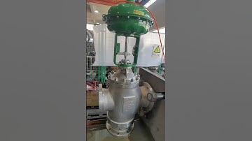 pressure test of DN200 3 way control valve from THINTANK