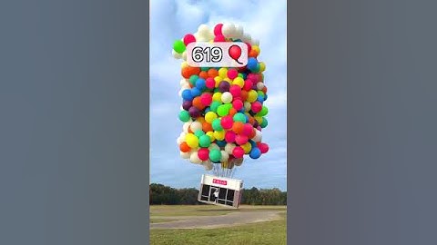 How many Balloons to make a store #trending #shorts
