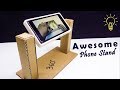 DIY Mobile Stand | How To Make Cheap 360 Cardboard Stand For Smartphones