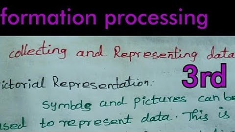 3rd std maths information processing /pictorial representation chapter 6 term1