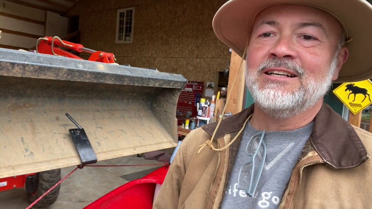 57 Easy Lift Tractor Bucket Attachment YouTube