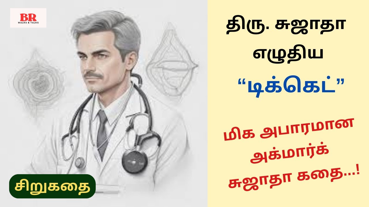 சுஜாதா எழுதிய “டிக்கெட்” | விறுவிறுப்பான சிறுகதை | அக்மார்க் சுஜாதா கதை | Sujatha Audio Sirukathai