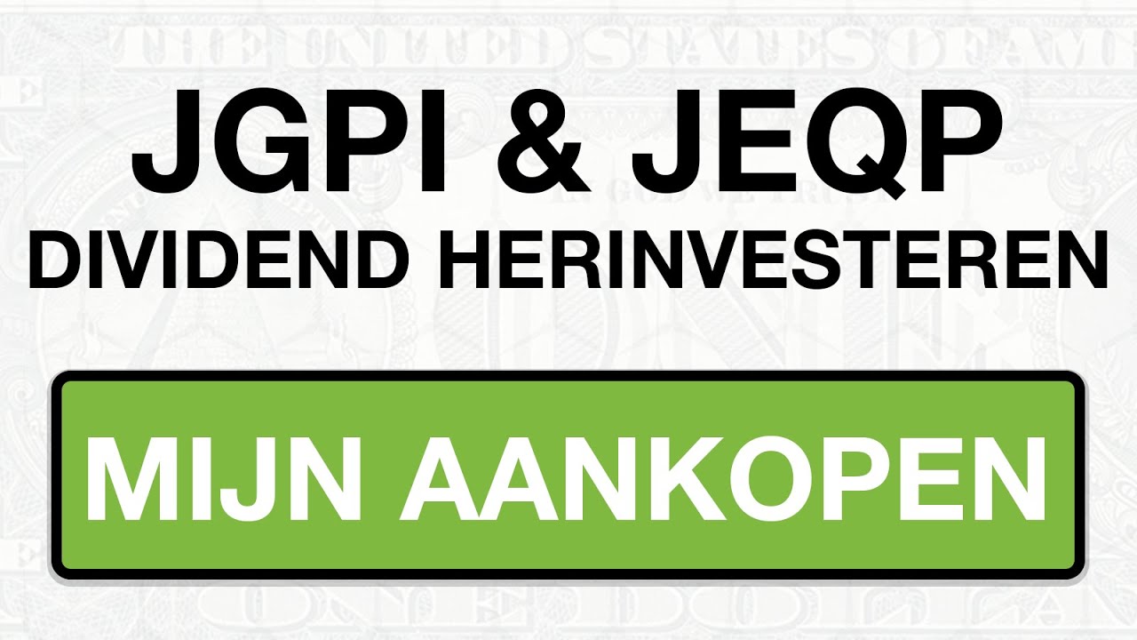 💰 MIJN EERSTE JGPI DIVIDEND (EN JEQP) 💰