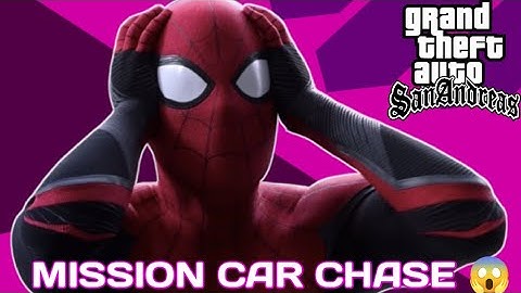[Review] Car chase mod GTA sa android spiderman v1.9 by Tamaputra