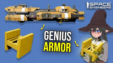 This Ship Armor is Not Deformable Without Being Heavy, Space Engineers