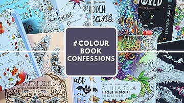 My Colouring Book Confessions Tag | Adult Coloring