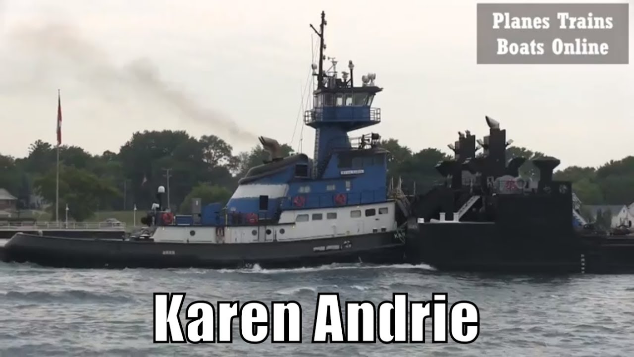 1965 Karen Andrie - 111ft / 34m - Pusher Tugboat In Great Lakes