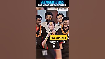 Junior ko IMPORTANT Tip! 🤯 JEE Advanced 2025 Topper! #shorts