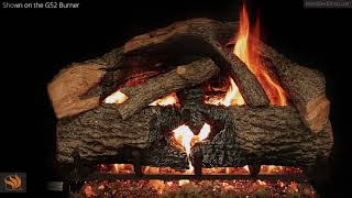 Real Fyre Charred Evergreen Oak Gas Log Set