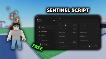 Sentinel | Roblox Script Showcase & Tutorial *KEYLESS*