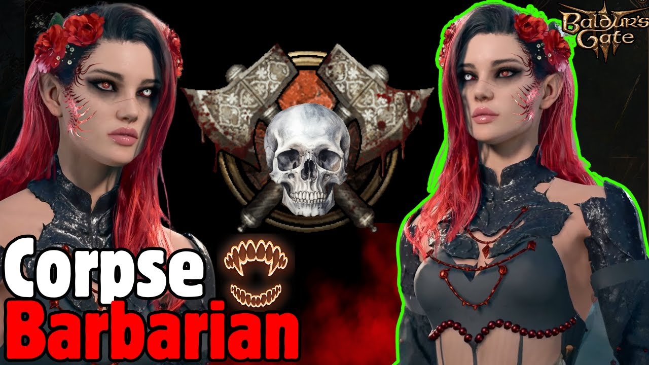 PoE Path of the CORPSE EATER BARBARIAN Build in Baldur's Gate 3