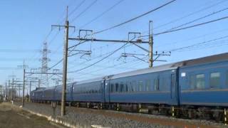 試9502レ 黒磯訓練 EF81-81+24系 ワシクリにて
