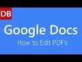 Edit PDFs Easily with Google Docs π