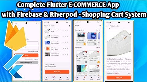 Complete Flutter E-Commerce App with Firebase & Riverpod | Full Shopping Cart System - Part 3