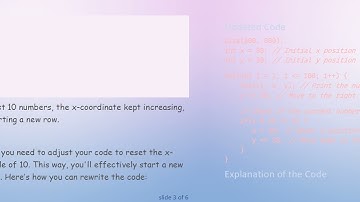 How to Arrange Printed Numbers in a 10x10 Grid Using Loops in Processing