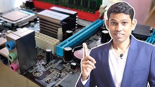 What is Motherboard in Hindi? || Computer Motherboard Parts with detail Explanation