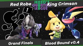 KingCrimson (CrimsonMooN, SOGEKING) Vs. Red Robe (Jenzo, Cortex) - Grand Finals - Blood Bound 0.4