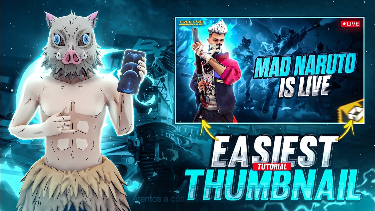 🔥 How To Make Free Fire Live Stream Thumbnail in Android | Easy ...