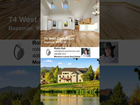 74 West Clara Court, Bozeman, MT home video tour