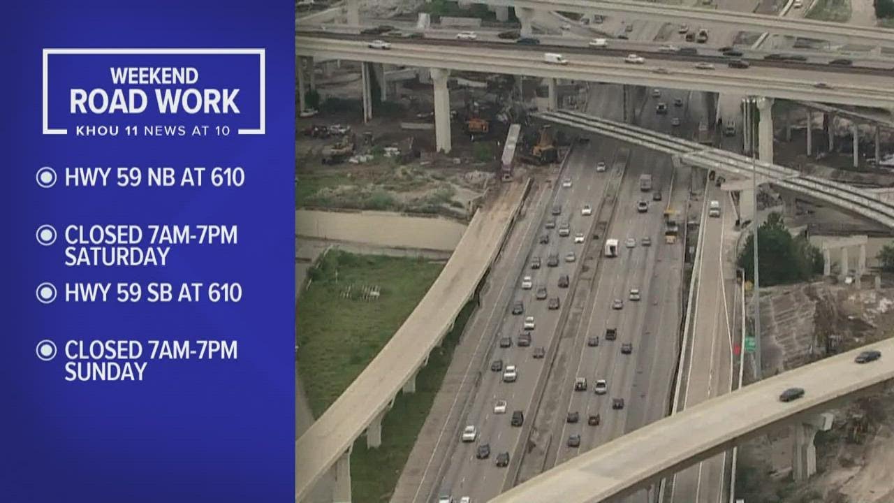 Here's why you may want to avoid the Southwest Freeway at West Loop this weekend
