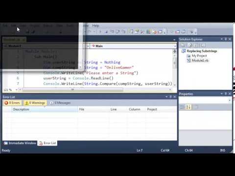 Visual Basic Tutorial   23   Comparing Strings