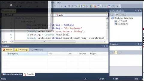 Visual Basic Tutorial   23   Comparing Strings