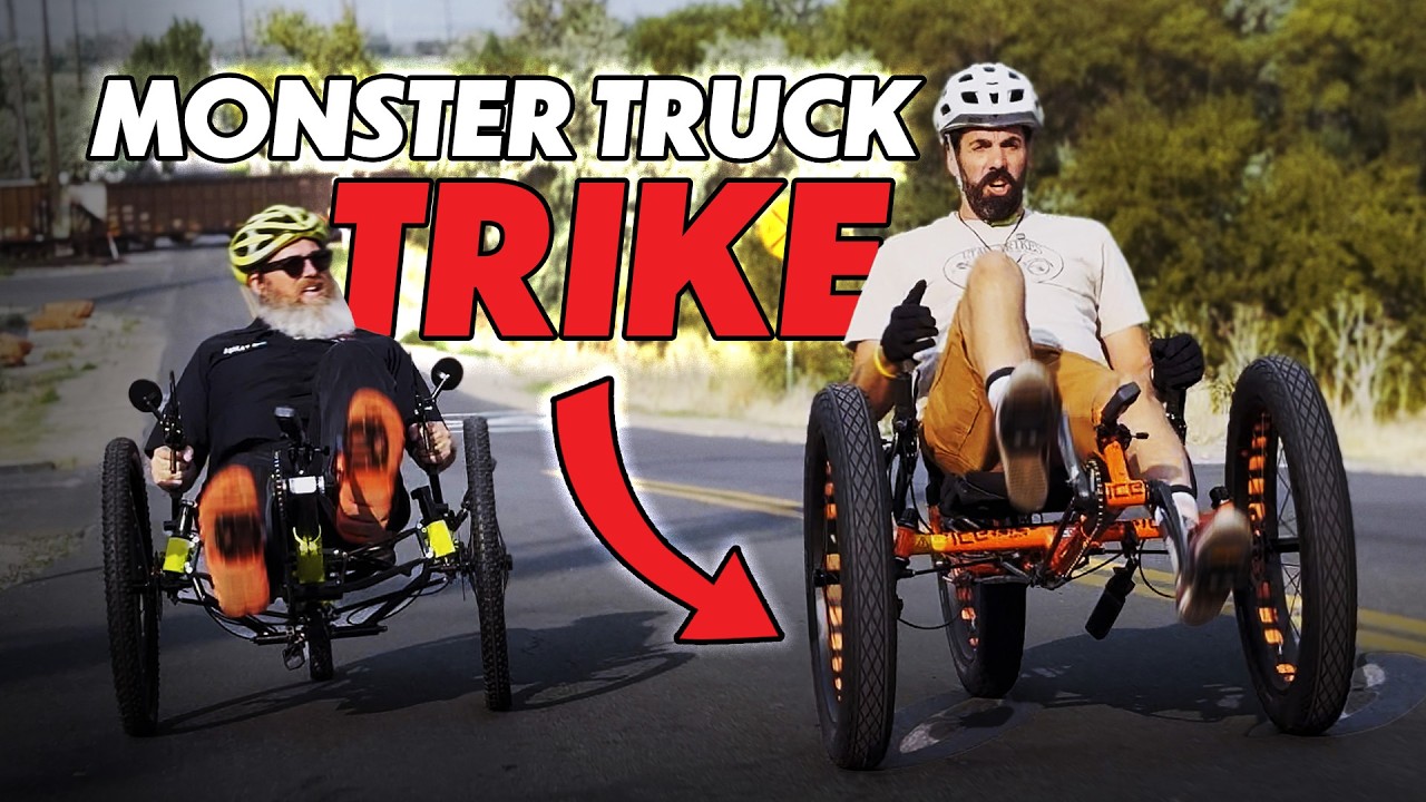 These Recumbent Trikes are OVER the TOP! ICE Full FAT vs Azub Ti-FLY X
