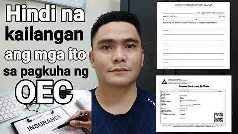 UPDATED REQUIREMENTS SA PAGKUHA NG OEC SA POEA (DMW) 2024 |  HINDI NA KAILANGAN ANG MGA ITO