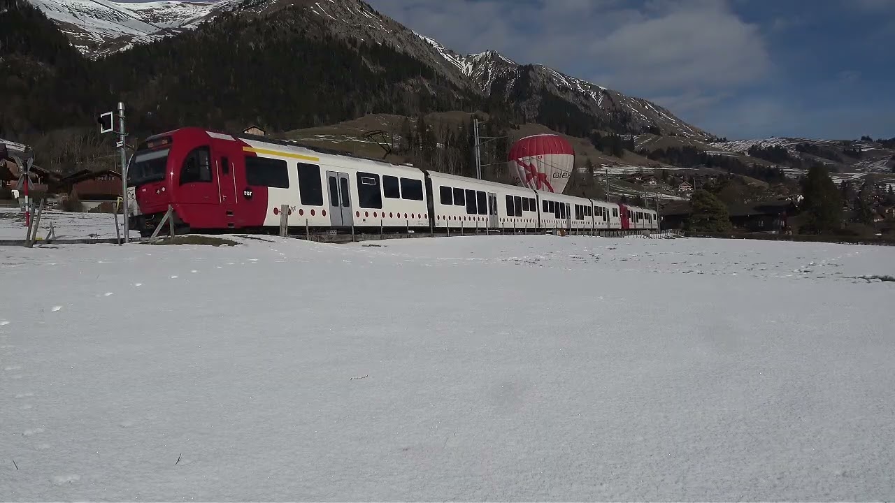Spotting Chateu d'Oex am Ballonfestival