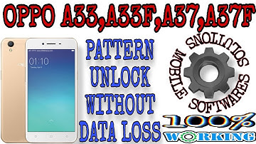 Oppo A37/A37fw/A37f Hard Reset | Pattern unlock | Without data loss | Oppo | Miracle crack 2.82