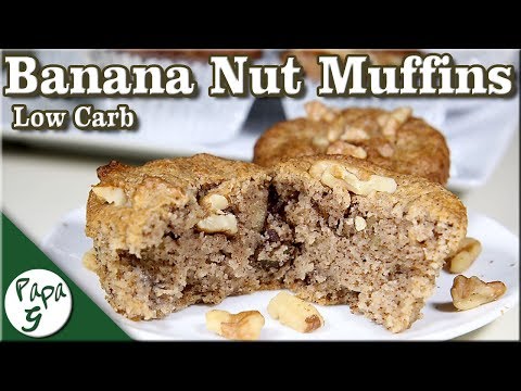 Moist and Delicious Banana Nut Muffins – Low Carb Keto Banana Bread