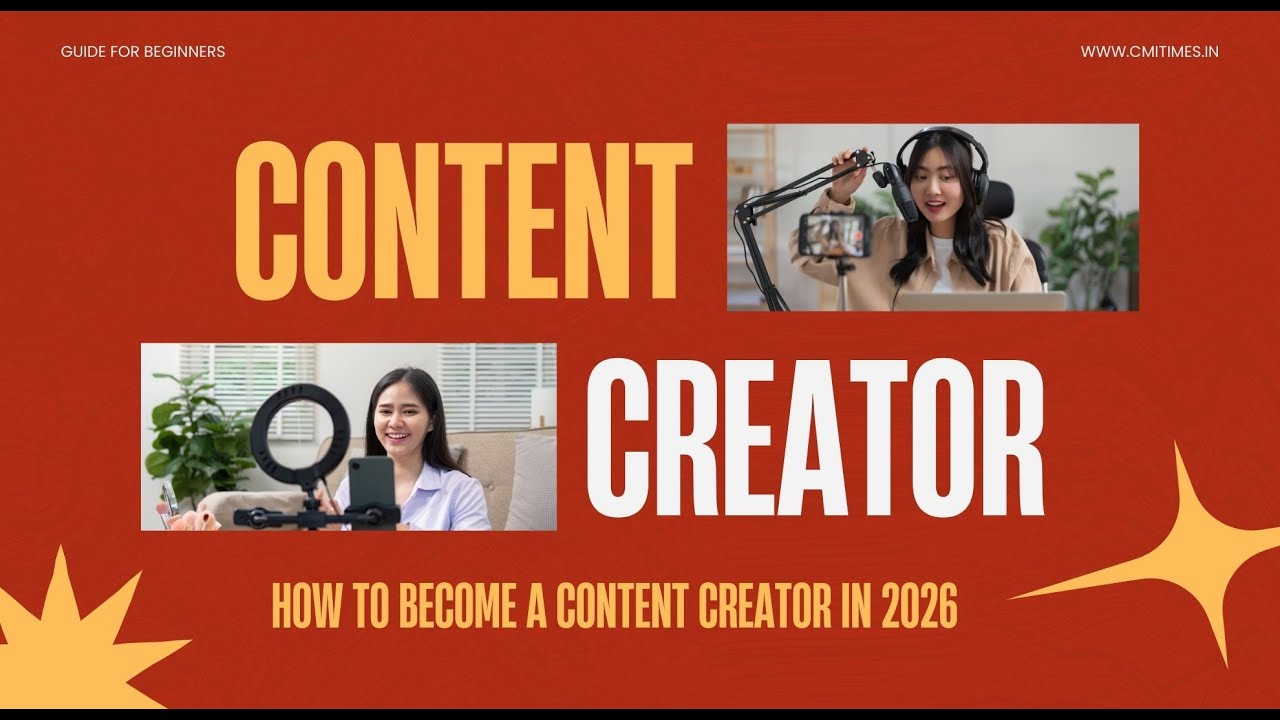 How to Become a Content Creator in 2026 | Complete Guide for Beginners ...