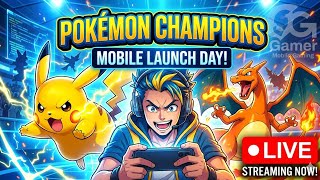 🔴 LIVE: Pokémon Champions Mobile Launch Day! 📱 Free Mega Raichu Unlocked!