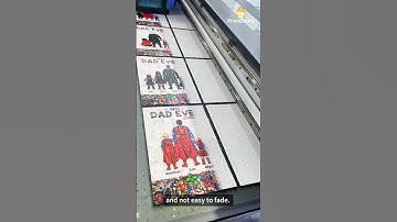 How UV Printer work on Superhero Dad Jigsaw Puzzles