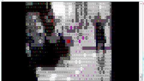 VLC command line - ascii TV