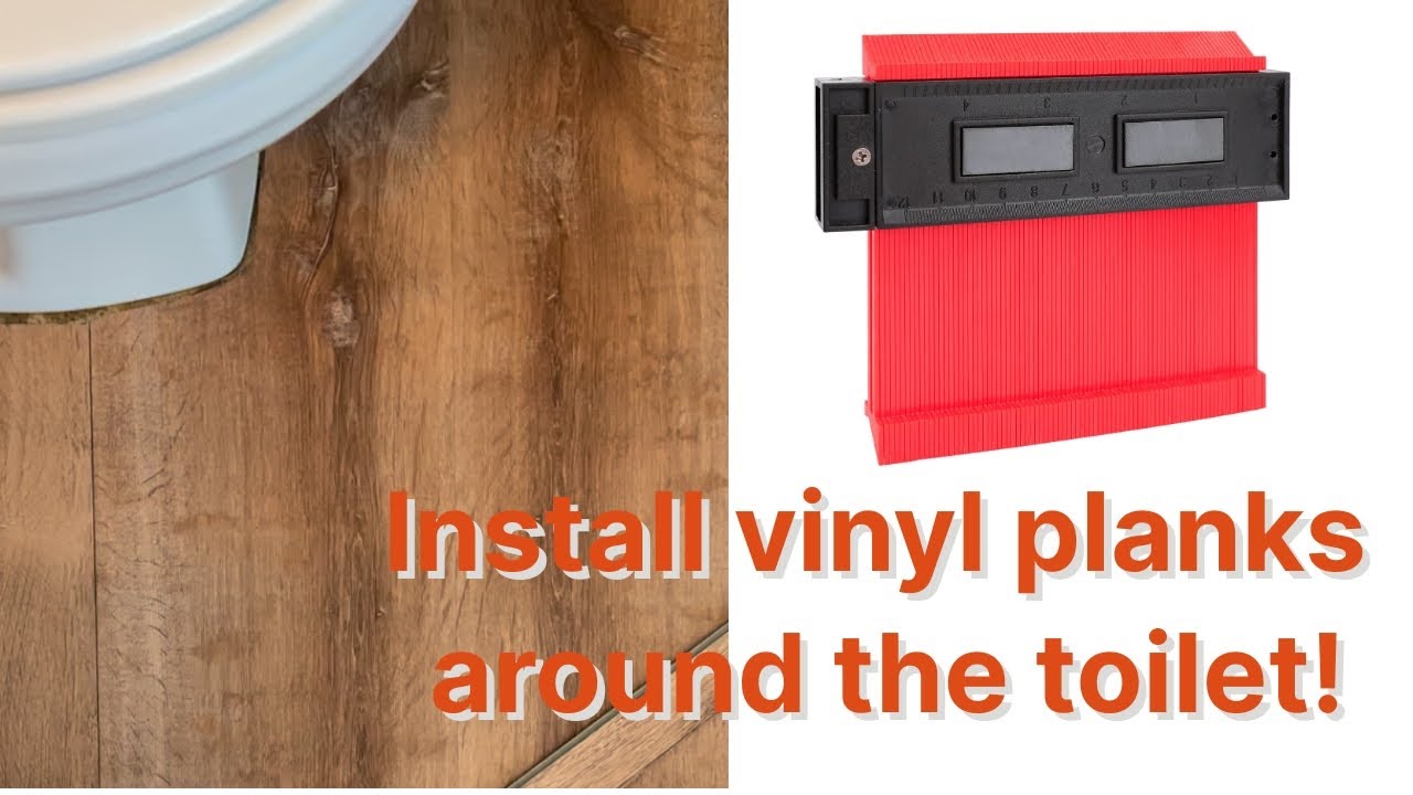 Upgrading bathroom add vinyl flooring to linoleum floor and around toilet YouTube