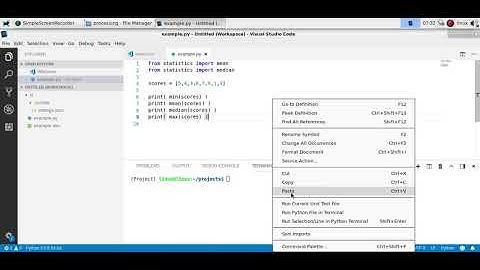 Python List Min Max Median Mean