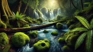 🌈Shimmering Falls Serenade: Bright Piano Rhythms & Early Summer Birdsong 🎶 #zenpiano #birdsong