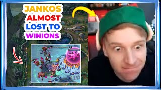 G2 Jankos Reacts to Almost LOSING to WINIONS 👀 [FUNNY]