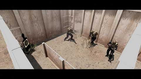 Arma 3: 3-man breaching scene