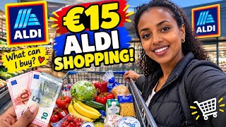 Aldi Grocery Challenge! 😱 What Can I Buy for Only €15 in Germany